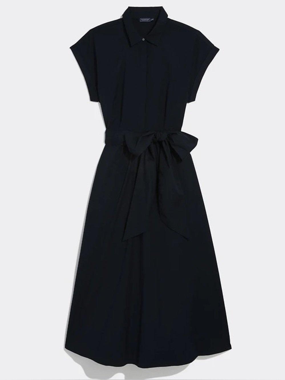 Vineyard Vines Women’s Pamela Poplin Shirtdress in Jet Black size XS